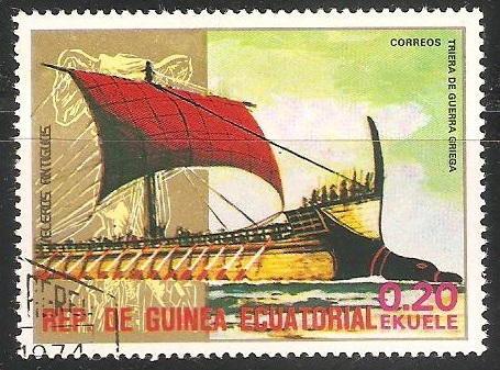 Triera de guerra griega
