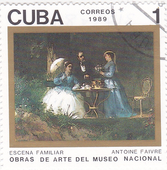 obra de arte- escena familiar