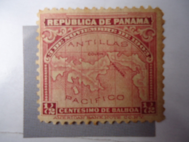 Mapa de Panamá.