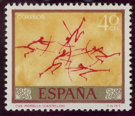 ESPAÑA -  Arte rupestre del Arco Mediterráneo de la Península Ibérica