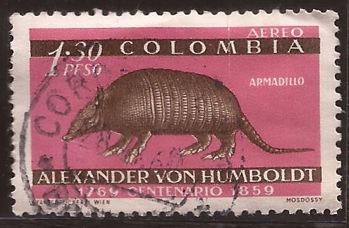 Armadillo  1960 aéreo 1,30 pesos