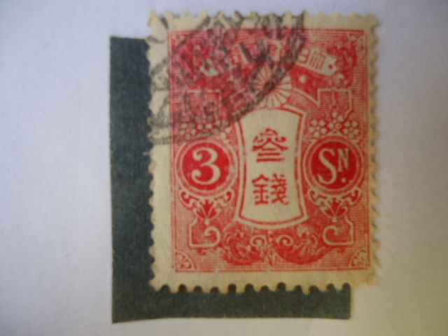 Japon - 3Sn - Scott/119 y Yv/2