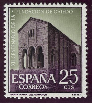 ESPAÑA - Monumentos de Oviedo y del reino de Asturias