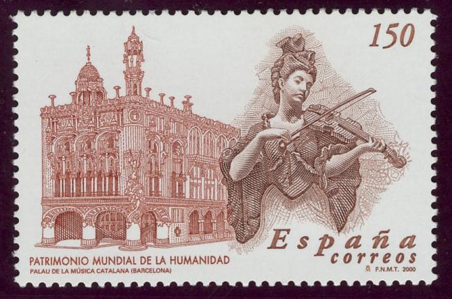 ESPAÑA - Palau de la música catalana y hospital de San Pau, Barcelona