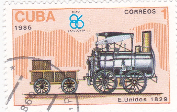 locomotora antigua Expo-86 Vancouver