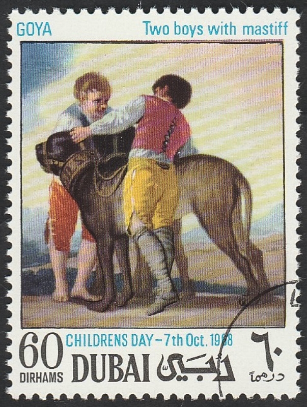 Dubai 100 - Día del Niño, Pintura de Goya 