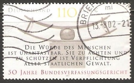 50 jahre bundesverfassungsgericht