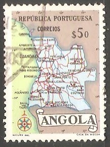 Mapa de Angola