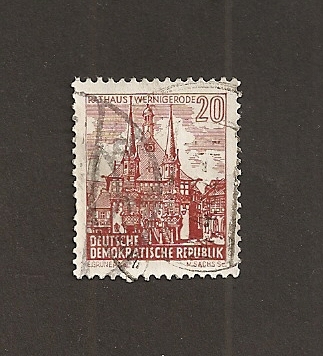 DDR. Ayuntamiento de Wernigerode