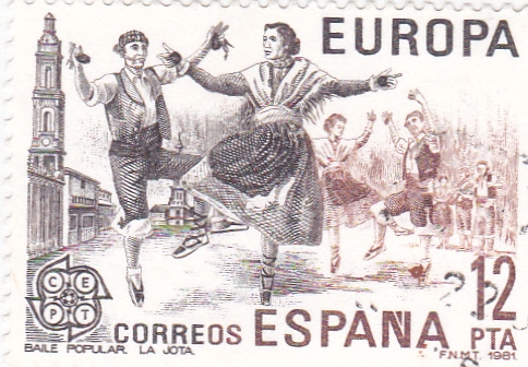 EUROPA CEPT-baile popular La Jota (25)