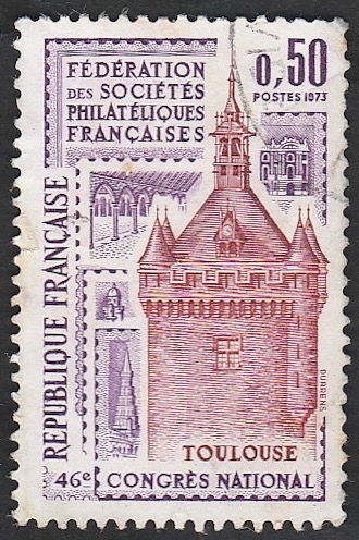 1763 - Congreso nacional de la Federación de sociedades filatélicas francesas 