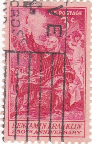609 - 250 Anivº del nacimiento de Benjamin Franklin