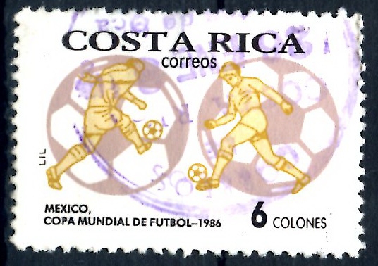 COSTA RICA_SCOTT 372.01 MEXICO 86, COPA MUNDIAL DE FUTBOL. $0,20