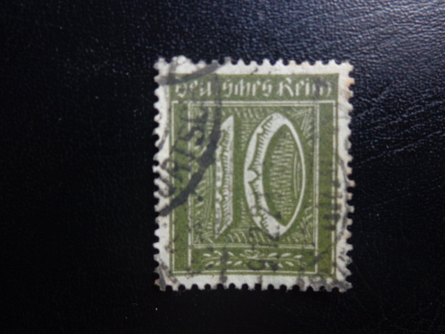 Deutsches Reich 1922 Scott 138 Sello Serie Basica Numeros 10 Usado Alemania