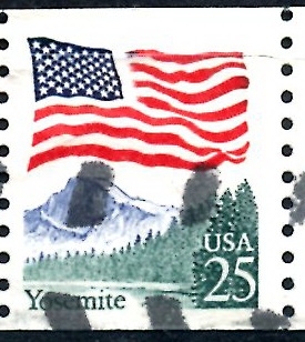 USA_SCOTT 2280.02 BANDERA Y PARTE NACIONAL YOSEMITE. $0,2