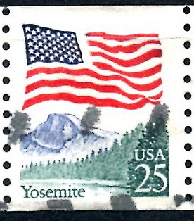 USA_SCOTT 2280.03 BANDERA Y PARTE NACIONAL YOSEMITE. $0,2