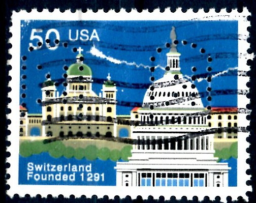 USA_SCOTT 2532.02 700º ANIV FUNDACION DE SUIZA. $0,25