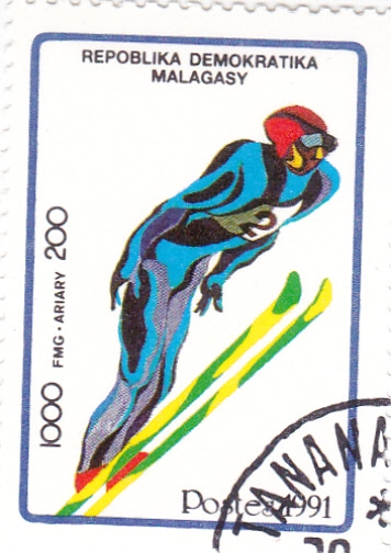 SALTO DE ESQUÍ-ILUSTRACIÓN-
