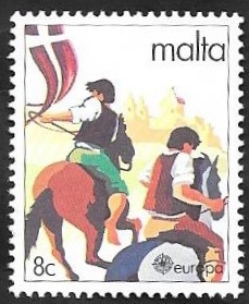 616 - Europa Cept, Folklore, Carrera de caballos