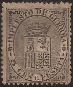 Impuesto de Guerra  1874  5 cents