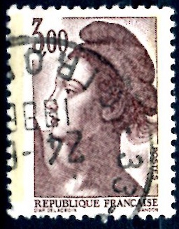 FRANCIA_SCOTT 1802.01 LIBERTAD INSPIRADA EN DELACROIX. $0,3