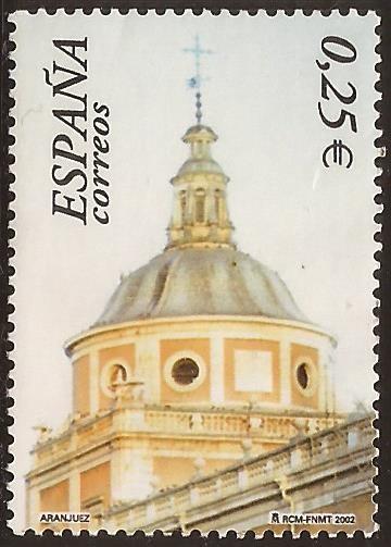 Patrimomio Mundial. Palacio de Aranjuez  2002  0,25€