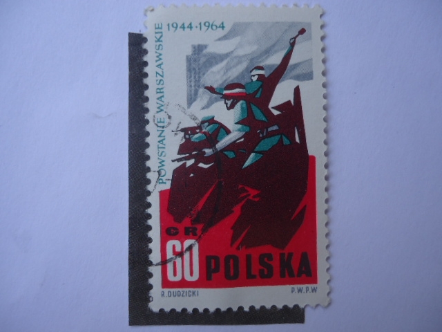 Alzamiento de Varsovia 1944-1964, contra Alemania Nazi -20° Aniversario - Combatientes.