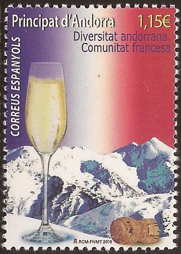 Diversitat Andorrana. Comunitat francesa  2016  1,15€