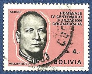 BOLIVIA IV Centenario fundación Cochabamba Villaroel 4 aéreo (1)