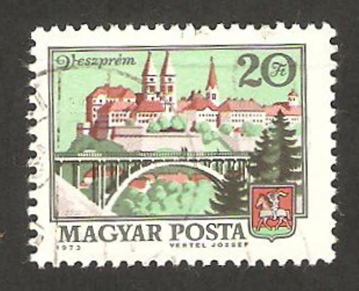 2312 - Vista de la ciudad de Veszprem 