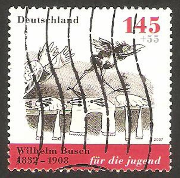 2434 - Caricaturista Wilhelm Busch
