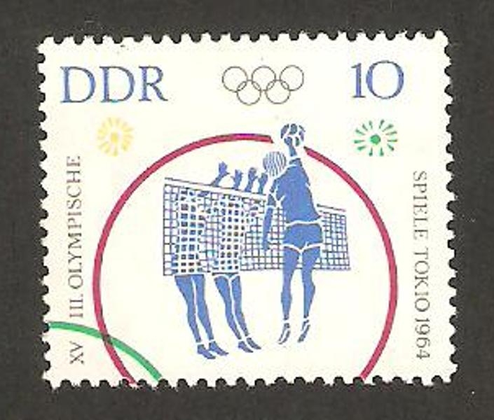 743 - XVIII Juegos Olímpicos Tokio, voleibol