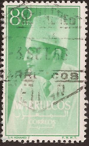 S.M.Mohamed V  1956  80 cts