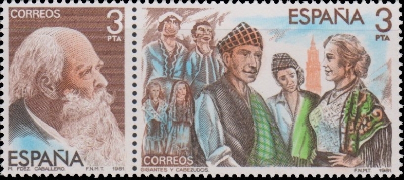 MAESTROS DE ZARZUELA M. Fdez. Caballero-Gigantes y Cabezudos