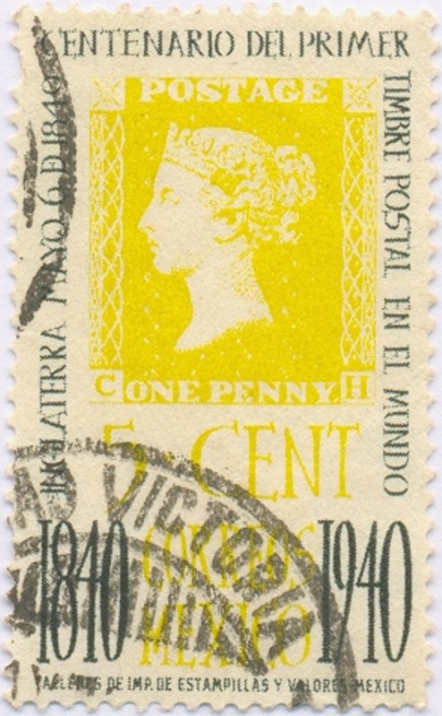 Centenario del Primer Timbre Postal en el Mundo