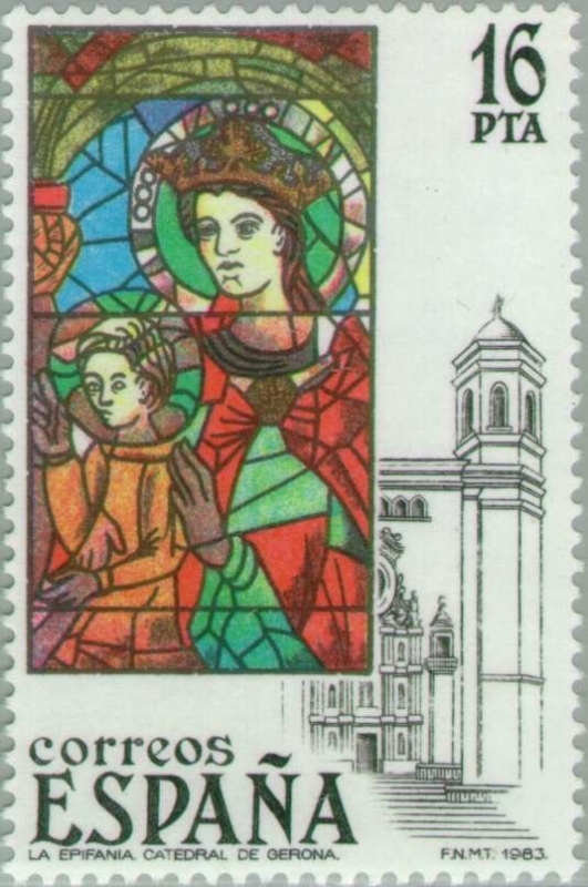 VIDRIERAS ARTÍSTICAS La Epifanía-Catedral de Gerona