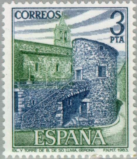 TURISMO - 1983 (Conjunto monumental Llivia-Gerona)