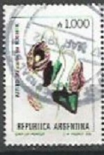 Serie Flores Australes 1000 Patito SCOTT 1689 (0.25)