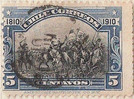 ABRAZO DE MAIPU / 1910 “CENTENARIO DE LA INDEPENDENCIA NACIONAL”
