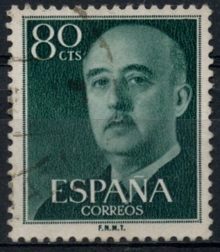 ESPAÑA_SCOTT 824.01 GEN. FRANCO. $0,2