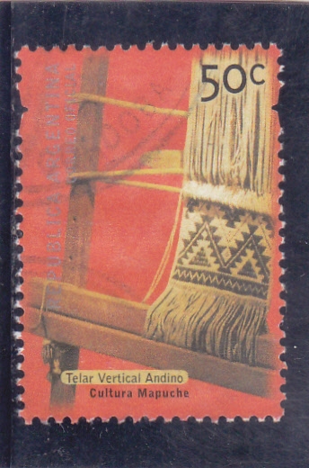 Cultura Mapuche- telar vertical Andino