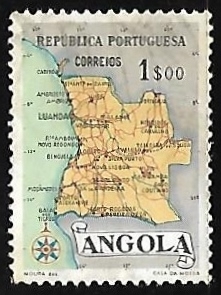 Mapa de Angola