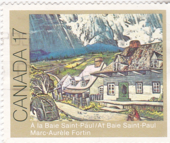 pintura de Marc-Aurele Fortin