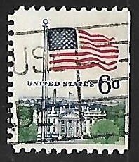 Bandera sobre la Casa Blanca