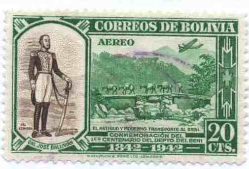 Conmemoracion del centenario de la creacion del departamento del Beni