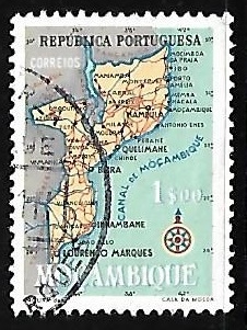 Mapa de Mozambique