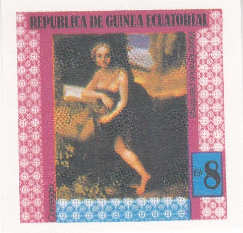PINTURAS FAMOSAS DESNUDOS-CORREGGIO