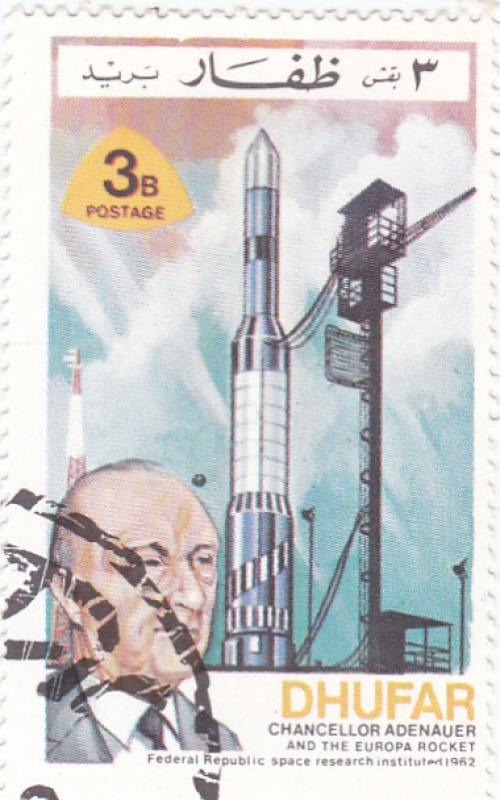 CANCILLER ADENAUER Y EL EUROPA ROCKET