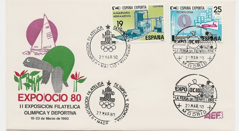Expo Ocio 80 - II Expisición Filatélica Olímpica y Deportiva