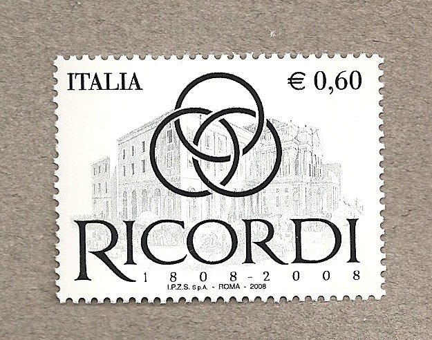 Casa Ricordi, edición partituras musicales